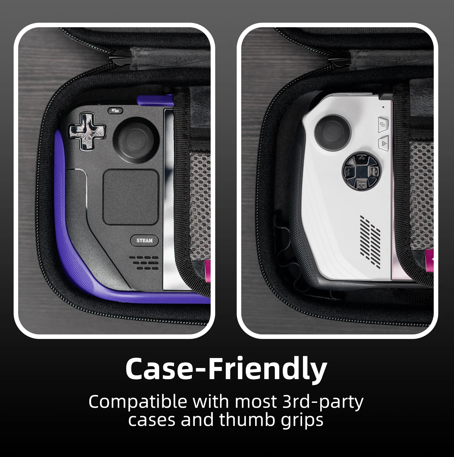 Savage Raven by Skull & Co. MaxCarry Carrying Case for Steam Deck, ROG XBOX Ally/X & other Gaming Handheld - Image 3