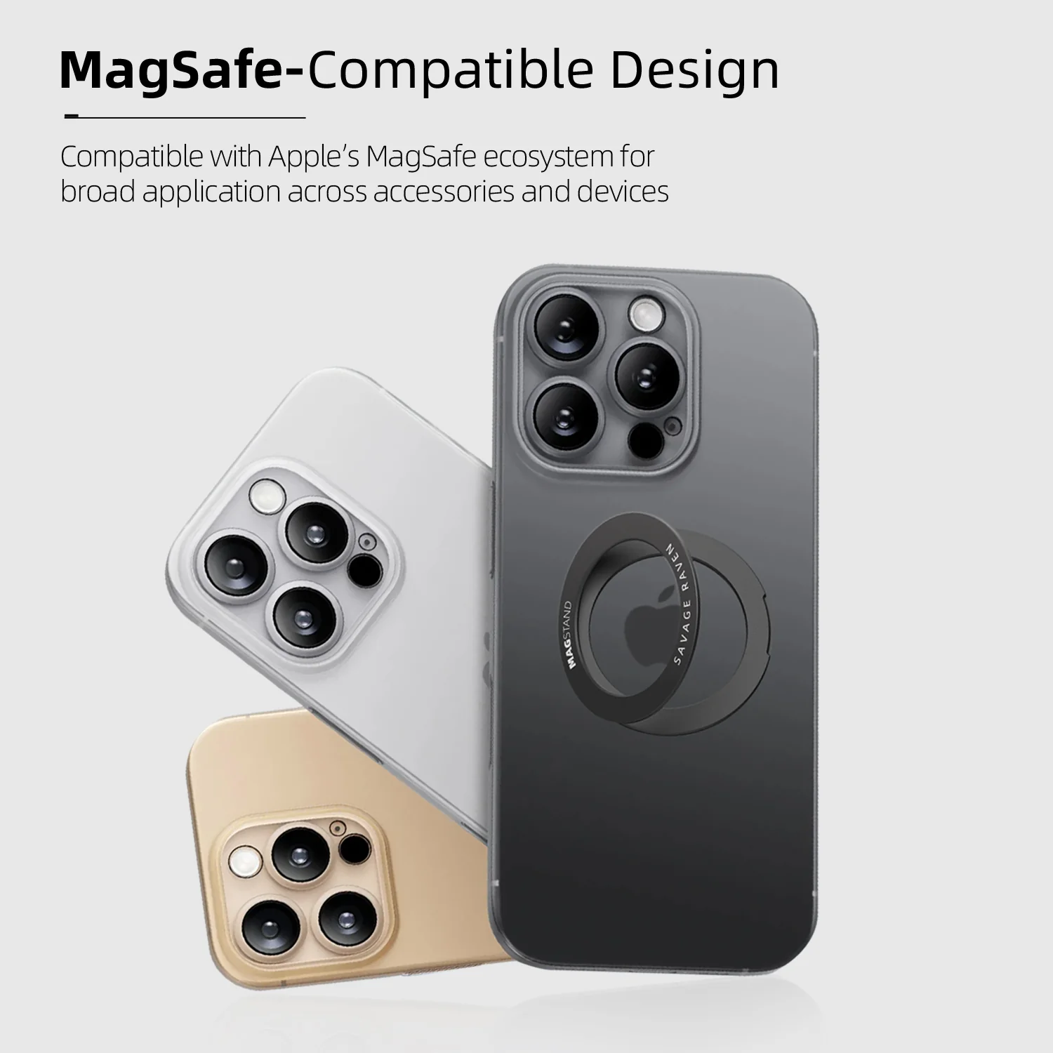 Savage Raven by Skull & Co. – MagStand Magnetic Ultra-Thin Ring Stand Compatible with Switch 2/Steam Deck/ROG Ally/Apple MagSafe Devices - Image 5