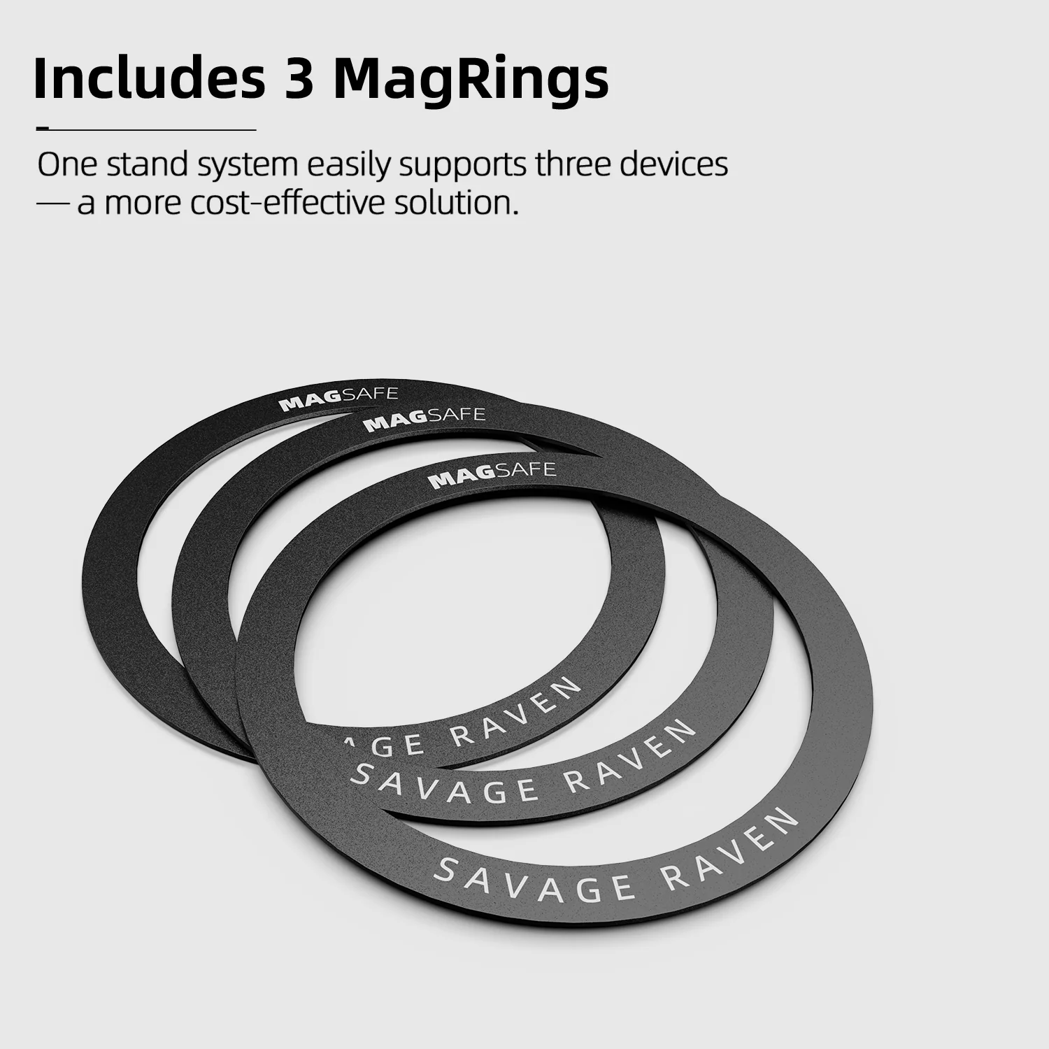 Savage Raven by Skull & Co. – MagStand Magnetic Ultra-Thin Ring Stand Compatible with Switch 2/Steam Deck/ROG Ally/Apple MagSafe Devices - Image 7